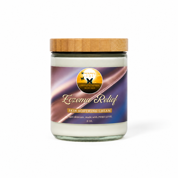 Eczema Relief oat milk and honey herbal moisturizer