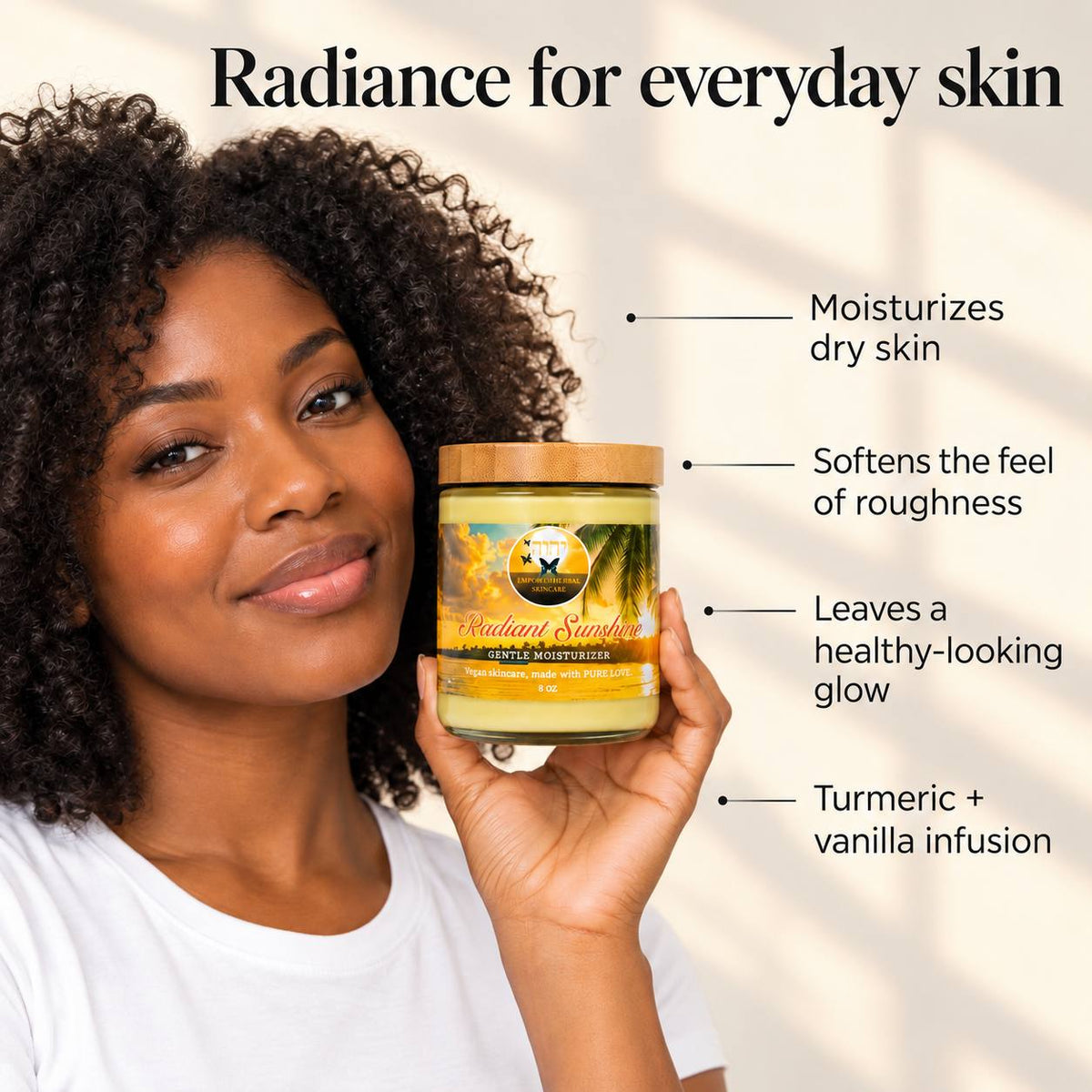 Radiant Sunshine body treatment, alternate view